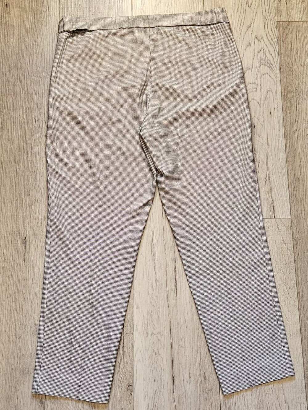 Babaton Aritzia Womens Size 6 Black White Houndstooth Tailored Ankle Pants 6 - Picture 2 of 7